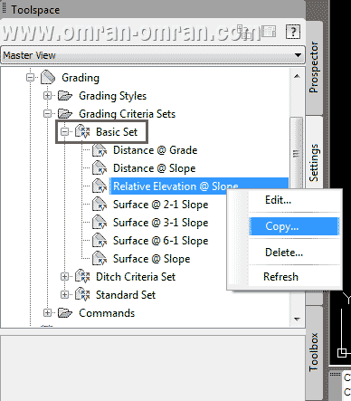حال از لیست روی علامت + Basic Set کلیک کنید.